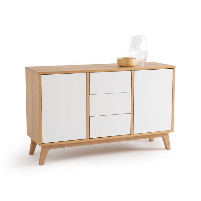 Buffet Scandinave Jimi Chene Blanc La Redoute Interieurs La Redoute