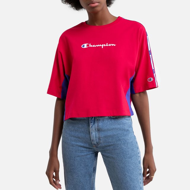 t shirt champion rouge femme