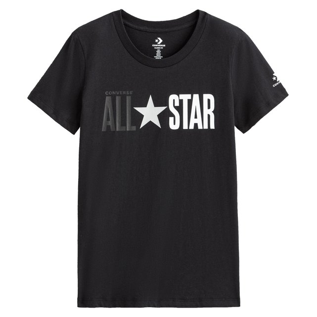 t shirt converse femme noir