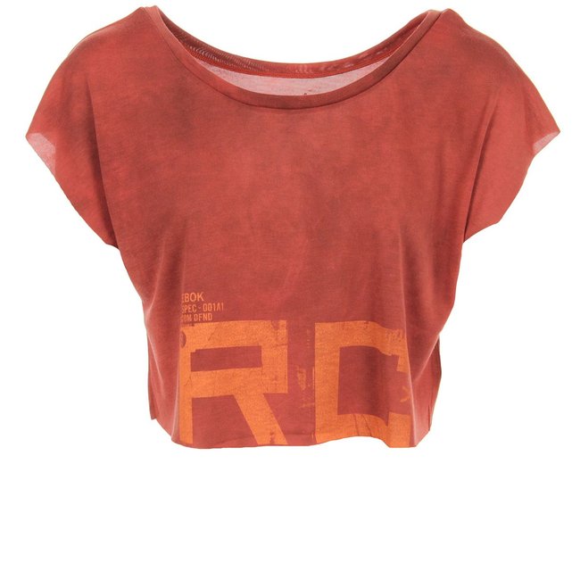 reebok t shirt femme orange