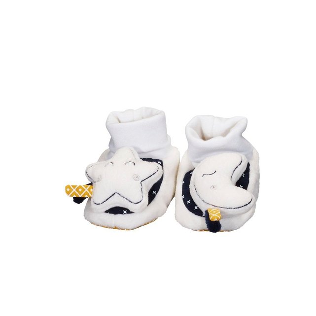 Chaussons 0-6 mois hello blanc Sauthon | La Redoute