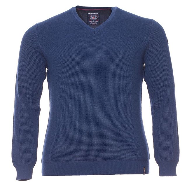 Pull marine Monte Carlo | La Redoute Pull en maille à faux col Grande taille femme bleu marine