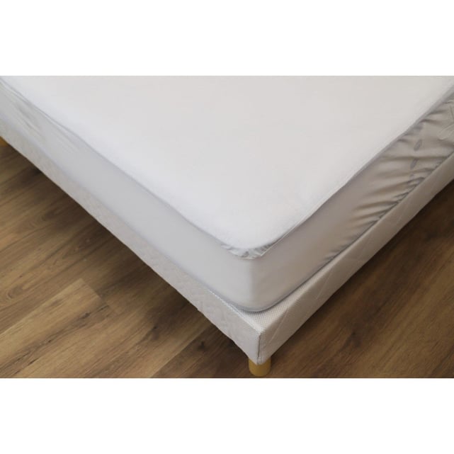 Protège-matelas Imperméable 200x200cm - Housse Respirante 30cm Profondeur, Anti-taches