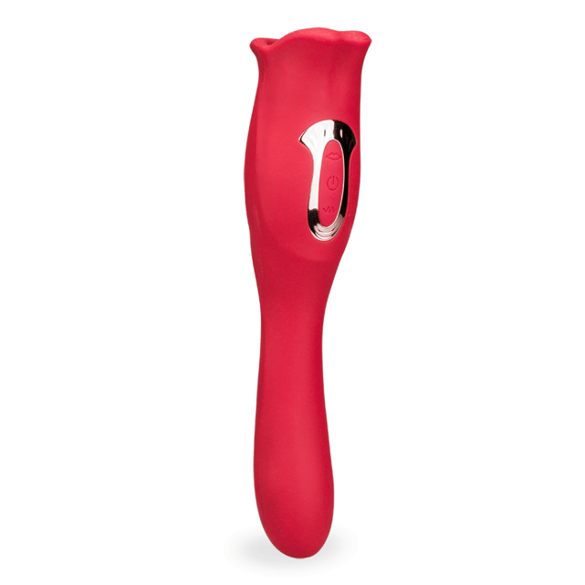 Vibromasseur Langue Cunnilingus - USB Rechargeable - Silicone Rouge - Neuf
