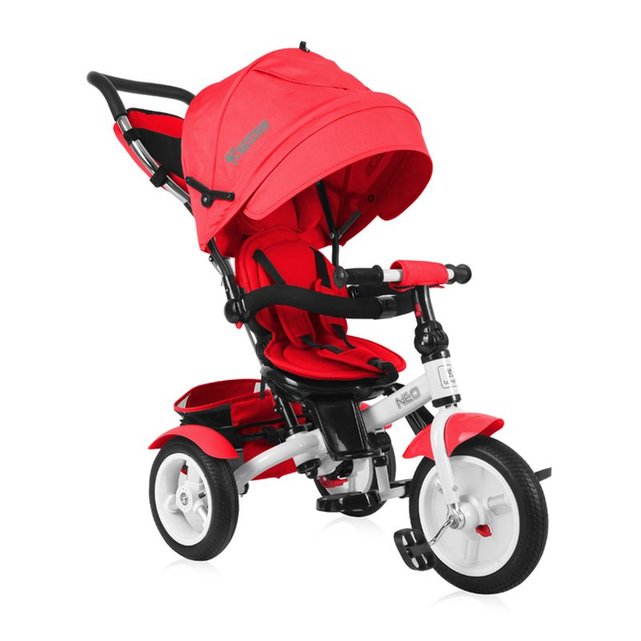 Tricycle Evolutif Bebe Enfant Neo Roues Gonflables Rouge Lorelli La Redoute