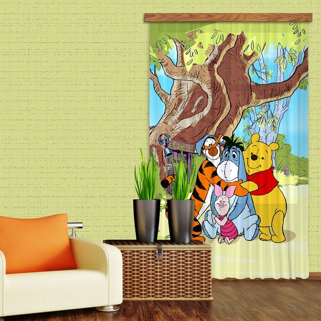Rideaux winnie l\'ourson câlin disney-standard : 140x245 cm ... Rideaux winnie l\'ourson câlin disney-standard : 140x245 cm ...