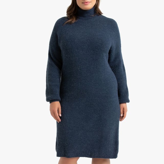 Robe pull, à col roulé Robe pull, à col roulé