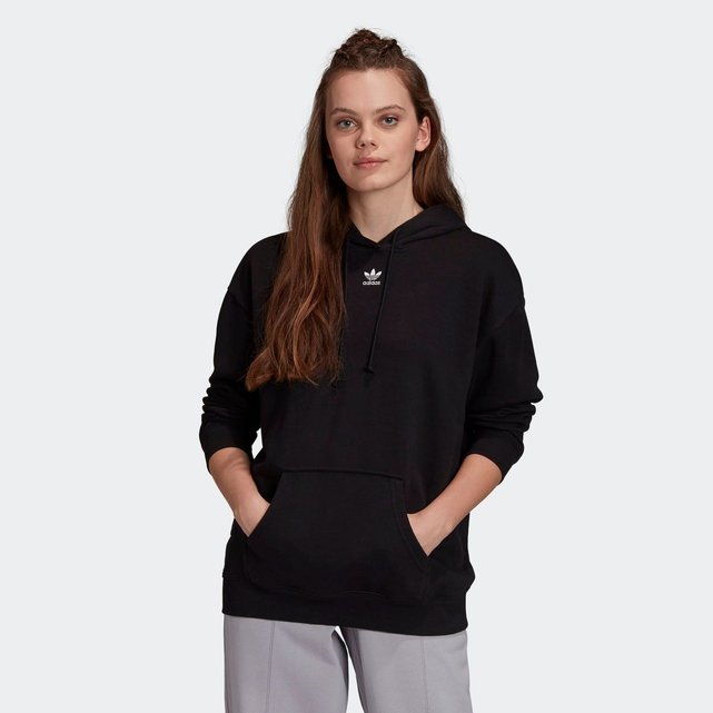 adidas originals sweat capuche trefoil femme