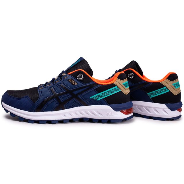 asics citrek noir orange