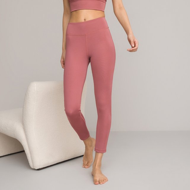 High waist leggings dusty pink La Redoute Collections