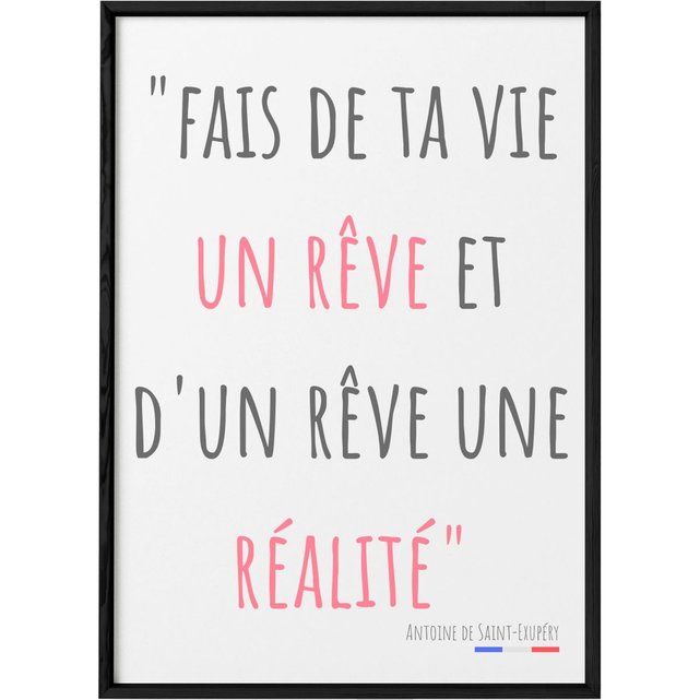 Fais De Ta Vie Un Rêve Film Affiche fais de ta vie un rêve... multicolore L'afficherie | La Redoute