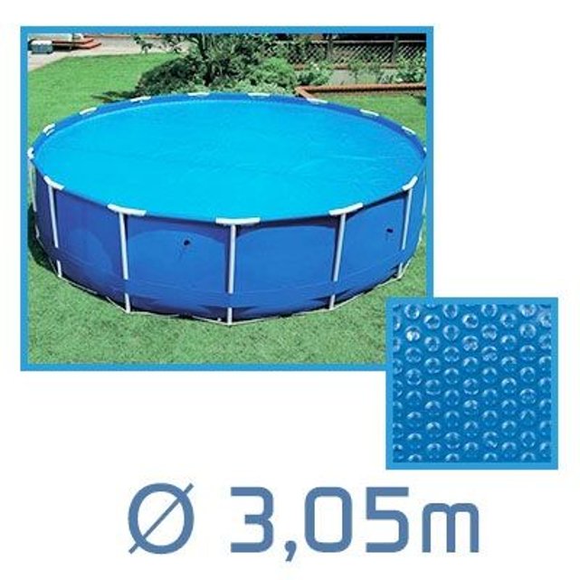 Bâche à Bulles Ronde 305m ø 180 Microns Pour Piscine Intex Ou Autre