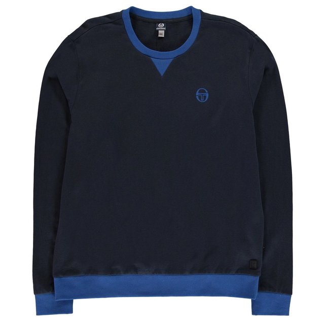 Sweat Col Rond Manche Longue Bleu Marine Bleu Sergio Tacchini La Redoute