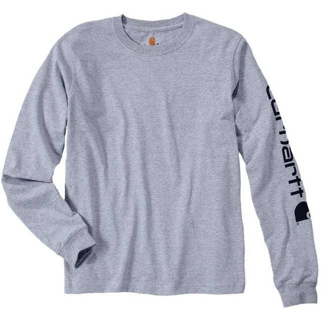 algodón larga de Camiseta manga de lK3JcTF1