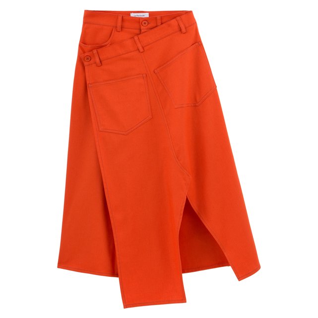 Long Deconstructed Skirt Orange Quynh Bui X La Redoute La Redoute