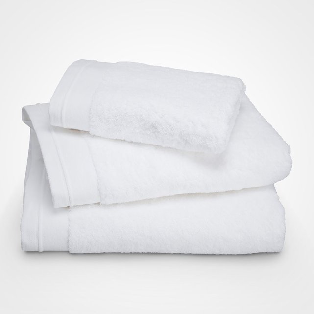 Serviette de toilette - coton peigné 600 g/m² - unie ...