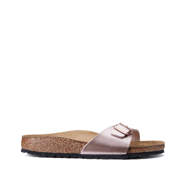 Birkenstock madrid metallic hotsell rose
