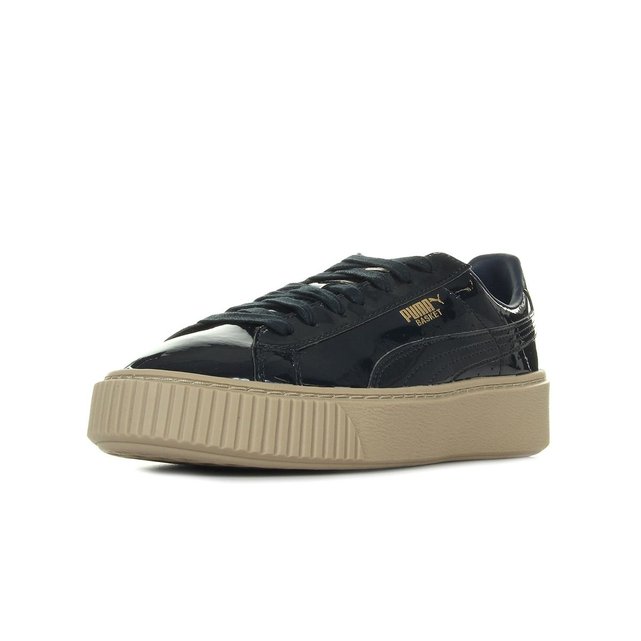 Puma Basket Platform Patent Wns noir - Chaussures Baskets basses Femme Puma Basket Platform Patent Wns noir - Chaussures Baskets basses Femme