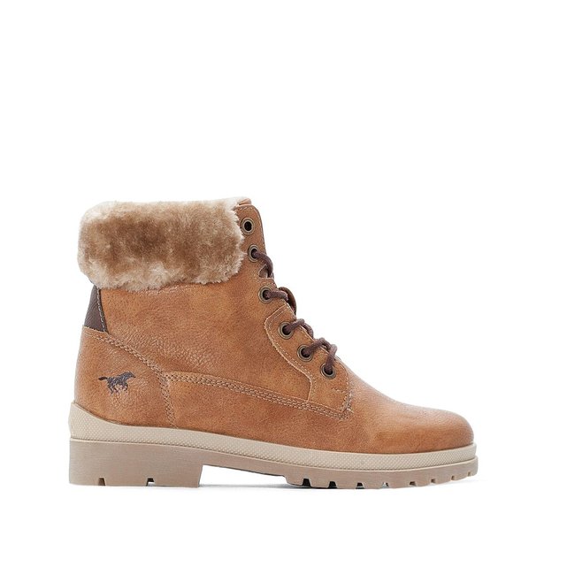 bottines a lacets mustang femme