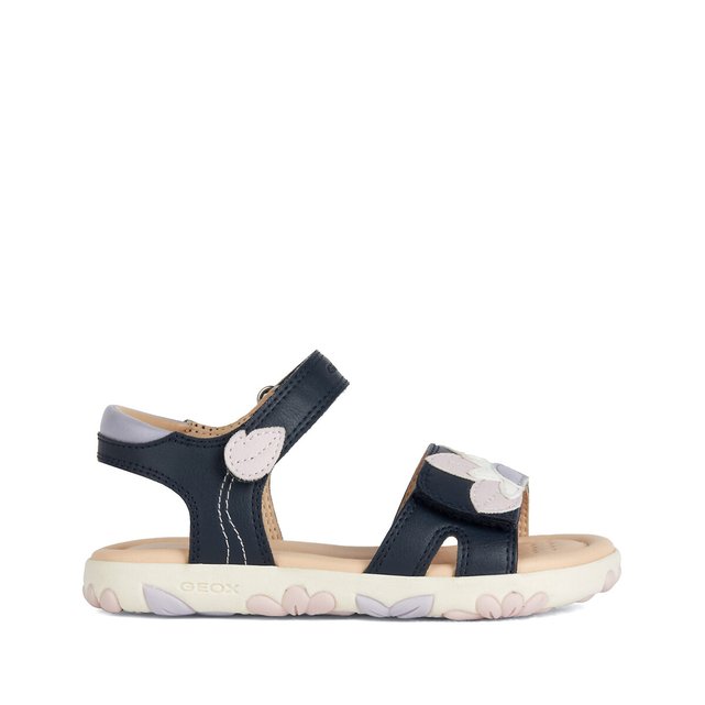 genade doe niet Perth Blackborough Kids haiti breathable sandals with touch 'n' close fastening navy blue Geox  | La Redoute