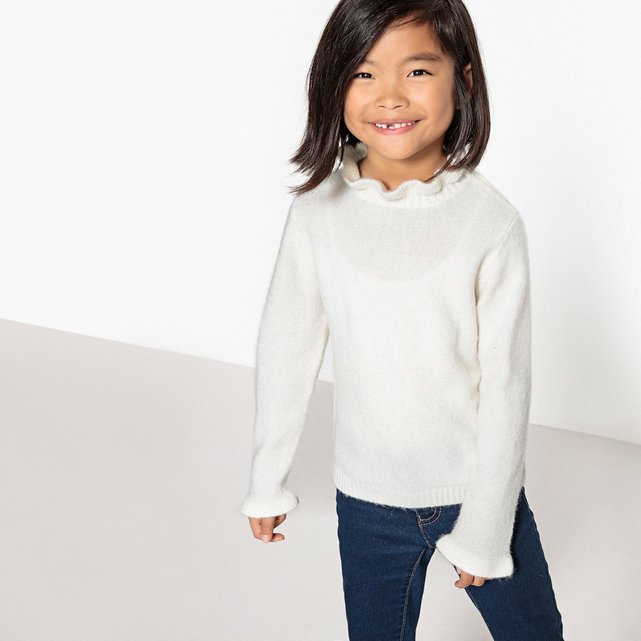 Pull à volants 3-12 ans La Redoute Collections | La Redoute