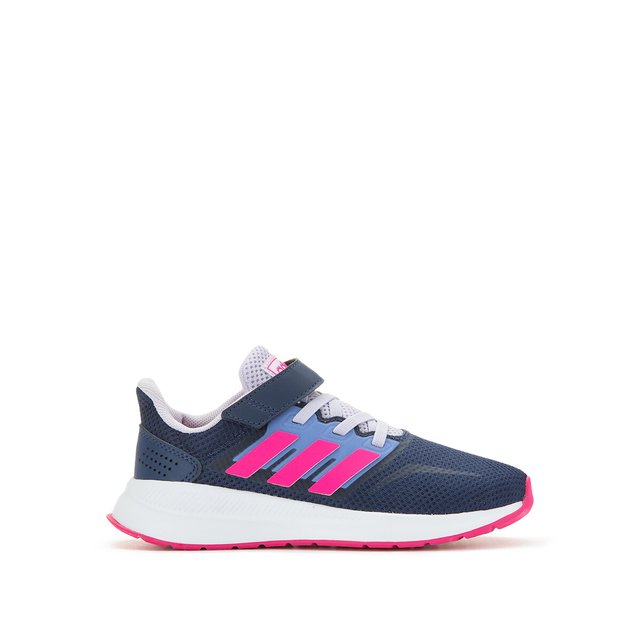 adidas sneakers blauw roze