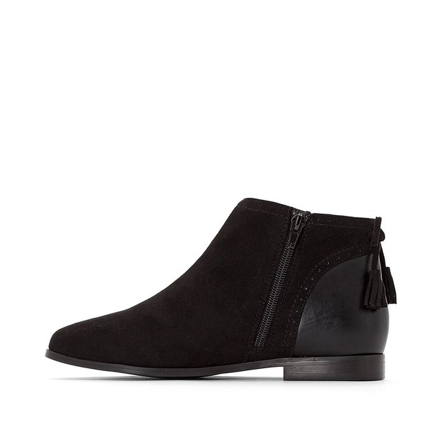 Boots ouvertes sur le côté détail nœud La Redoute Collections La Redoute Boots ouvertes sur le côté détail nœud La Redoute Collections La Redoute