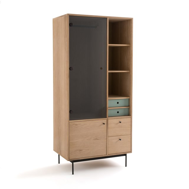 Armoire 1 2 Penderie Nyjo La Redoute Interieurs Chene La Redoute