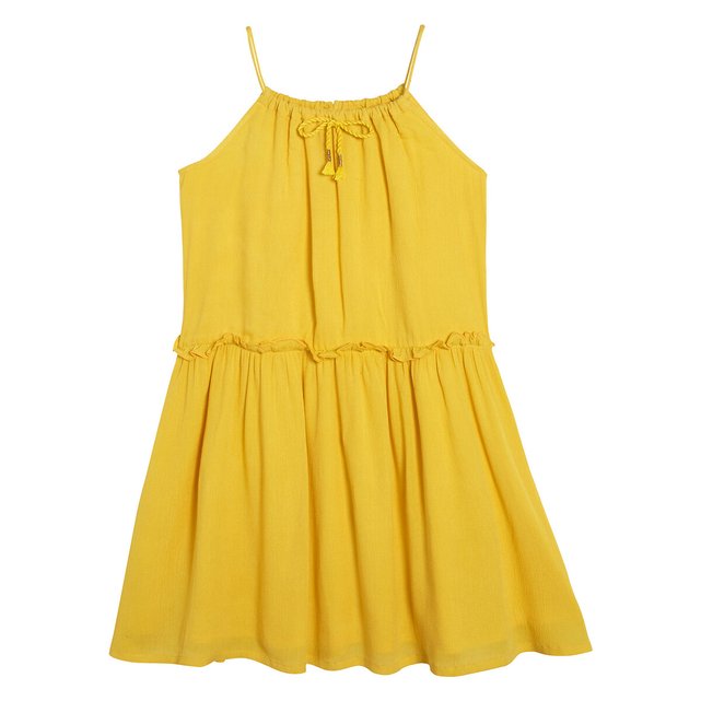 yellow cami dress