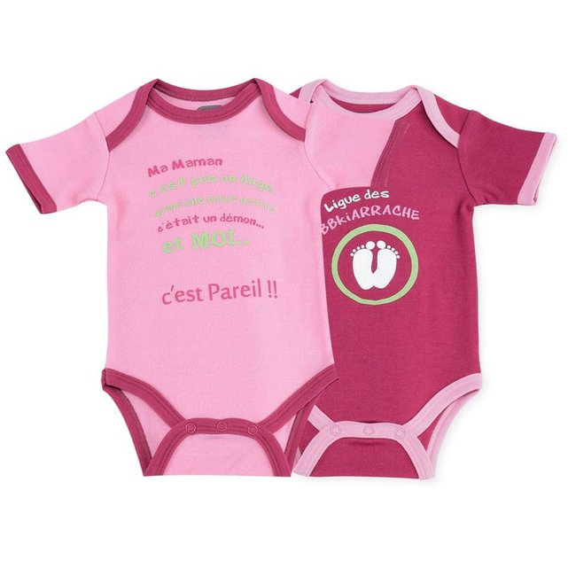 2 Body Bebe Petit Demon Rose Les Kinousses La Redoute