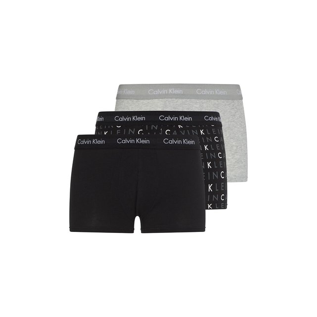 Lot de 3 boxers coton mélangé stretch Calvin Klein Underwear | La Redoute