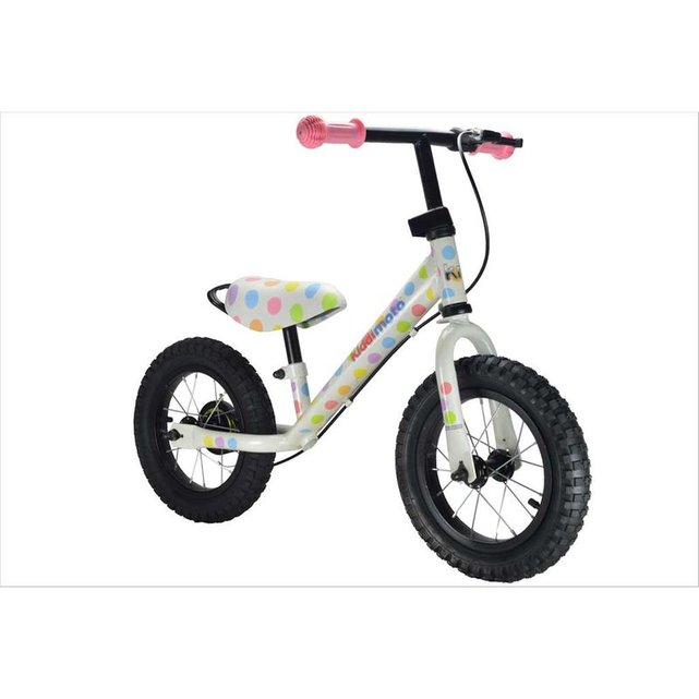 Draisienne 2 ans fille pois avec freins Kiddimoto | La Redoute