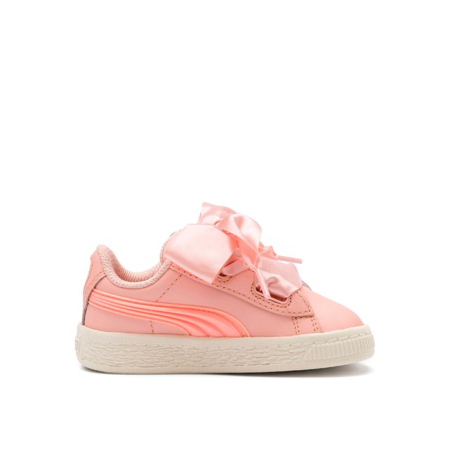 puma heart bambino arancione