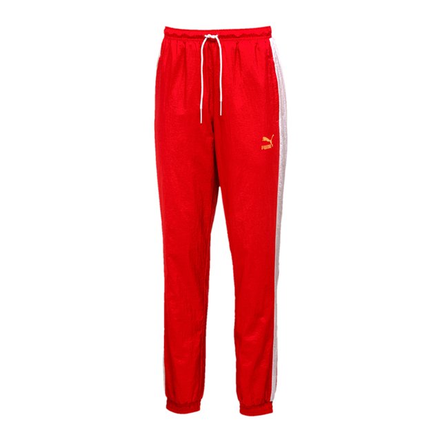 red puma joggers