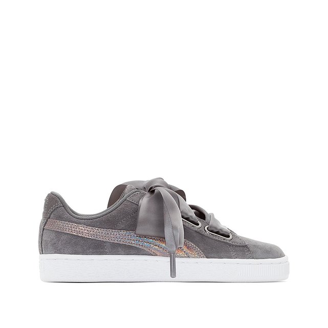 basket puma suede heart gris basket puma suede heart gris