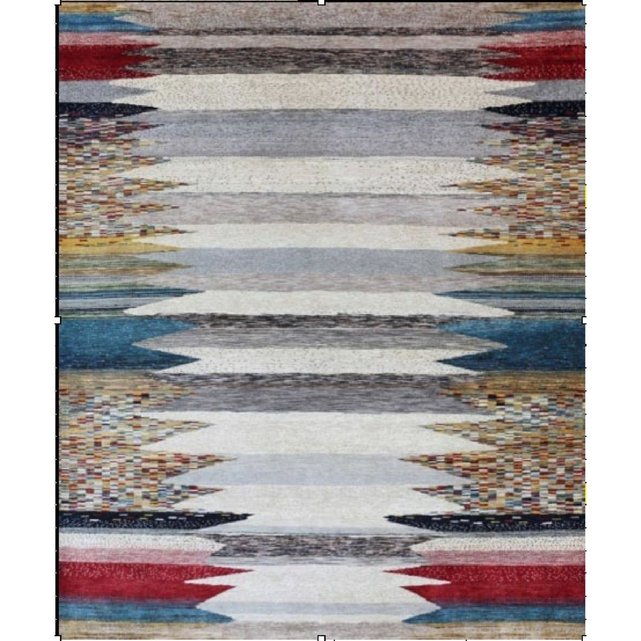 Tapis noué main hindustan hali beige multi Theko La Redoute