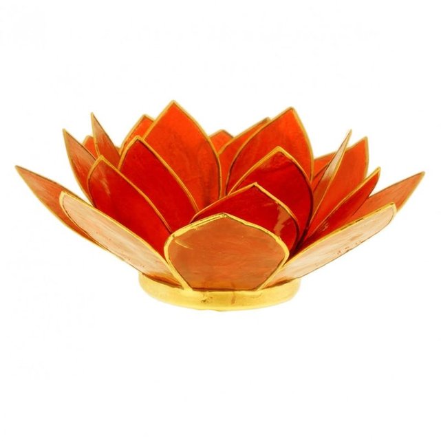 Porte Bougie Fleur De Lotus Orange United Labels La Redoute