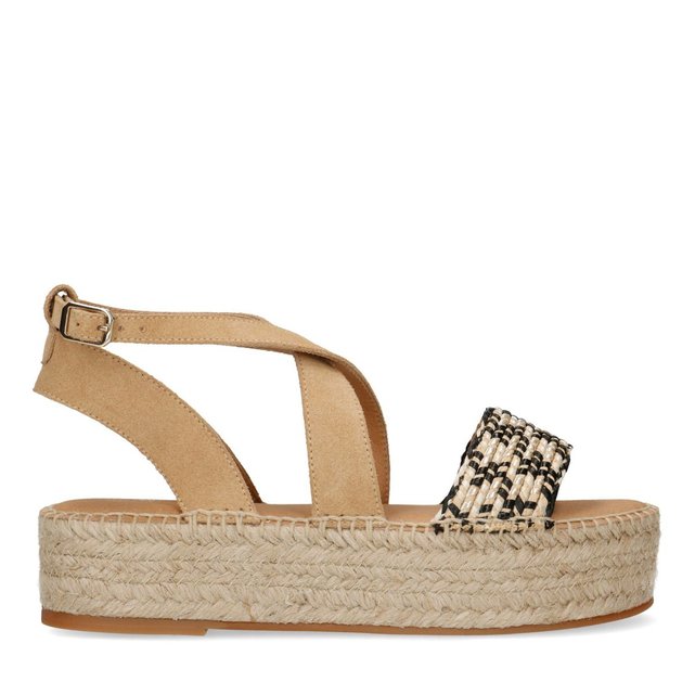 sandale compensée plateforme homme