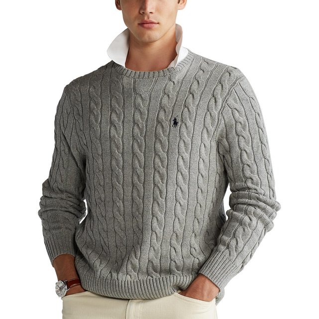 ralph lauren cable knit jumper mens sale
