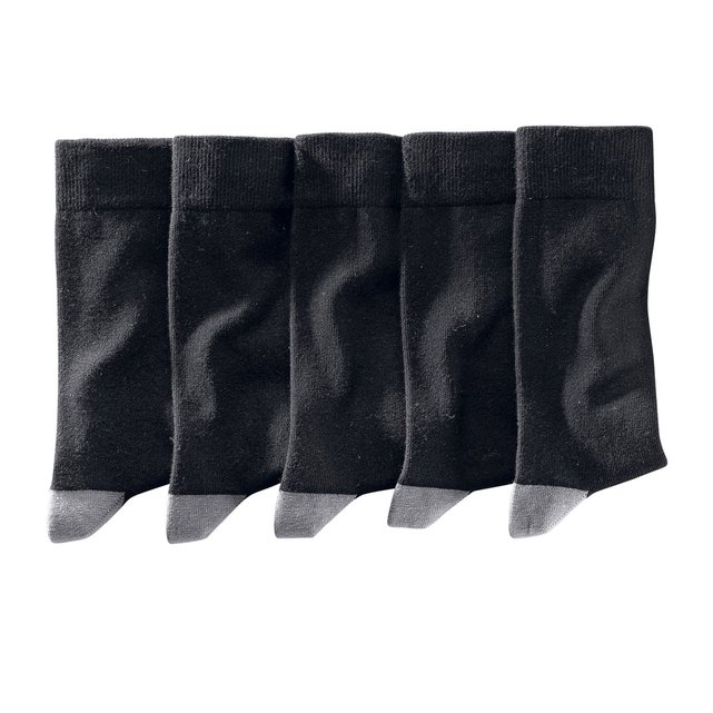 Pack of 5 Pairs of Cotton Socks Pack of 5 Pairs of Cotton Socks