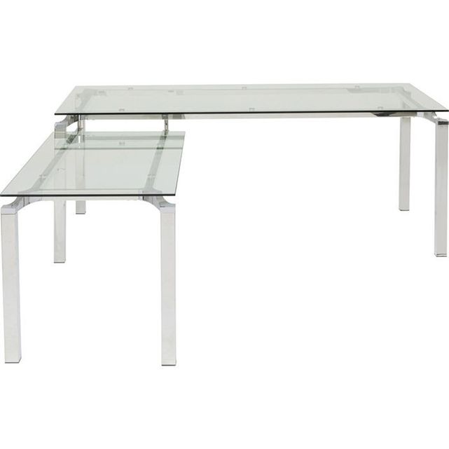 Bureau d'angle en verre lorenco Kare Design | La Redoute