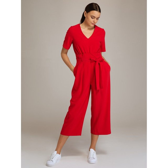 Combinaison à manches courtes rouge Artlove La Redoute