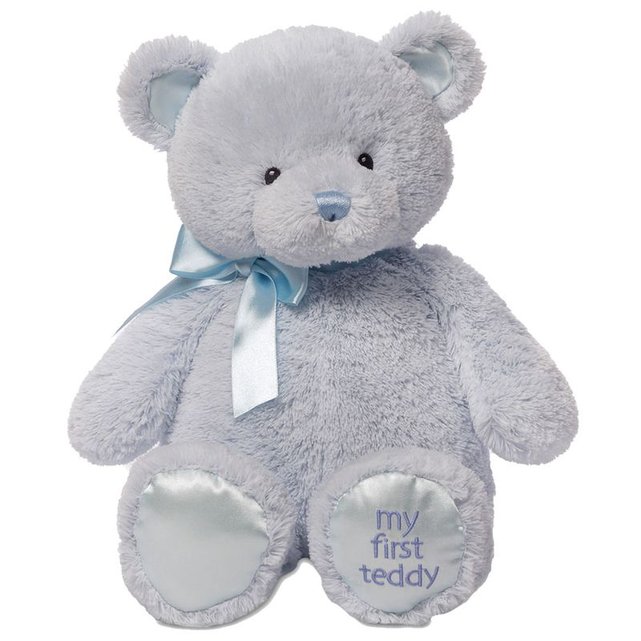 ours peluche bleu