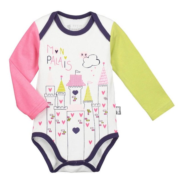 sans marque Lot de 2 Body Manches Longues Coton