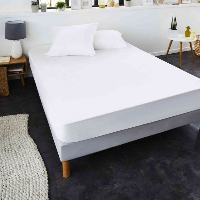 Protege Matelas Anti Retrecissement Molleton Epais Et Absorbant Qualite Hotellerie De Luxe Blanc Sweet Home La Redoute