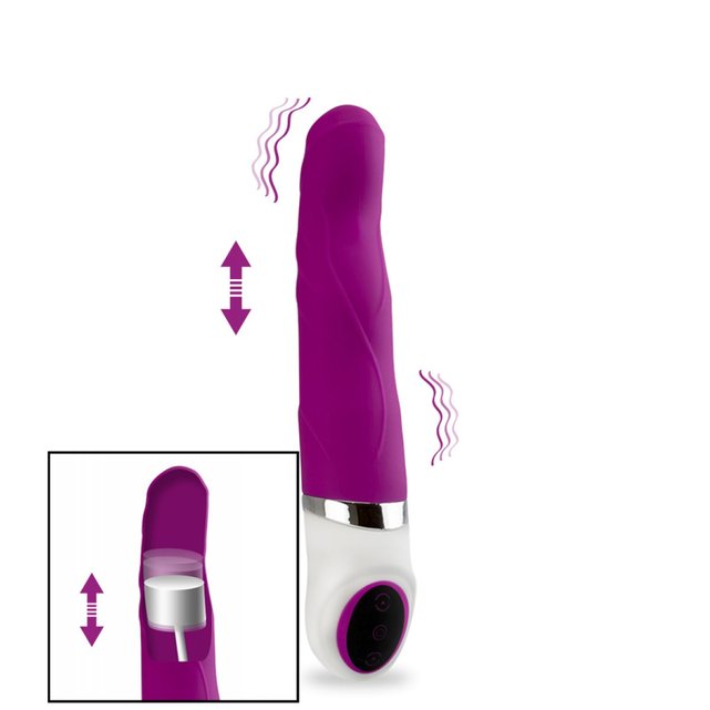 Vibromasseur Deluxe Pulsateur Percuteur Va Vient Usb Rose Love And Vibes La Redoute