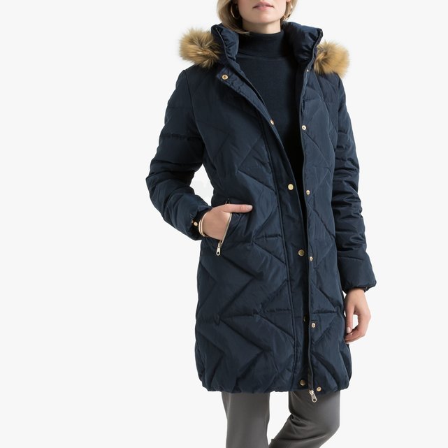 long padded winter jacket