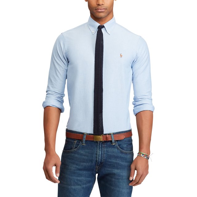 camisa blanca hombre polo ralph lauren