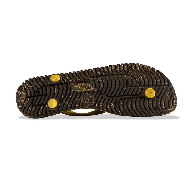 femme Marron et Doré AMAZONAS Tongs Bio Flip Flop p5xzOqw