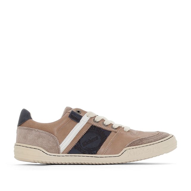 Baskets cuir jexplore camel Kickers La Redoute Baskets cuir jexplore camel Kickers La Redoute